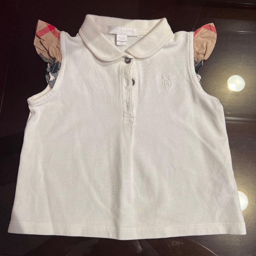 Burberry shirt baby girl